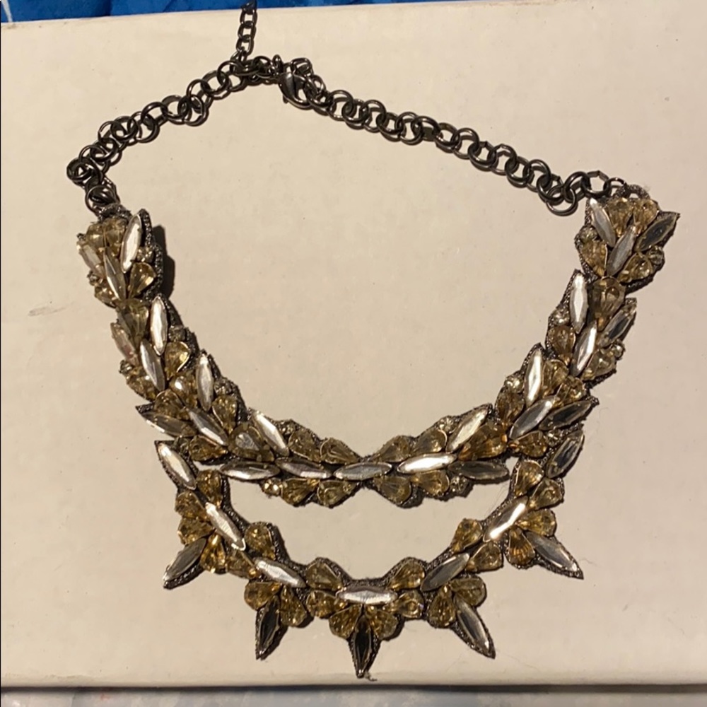 Deepa Gurnani Crystal Necklace